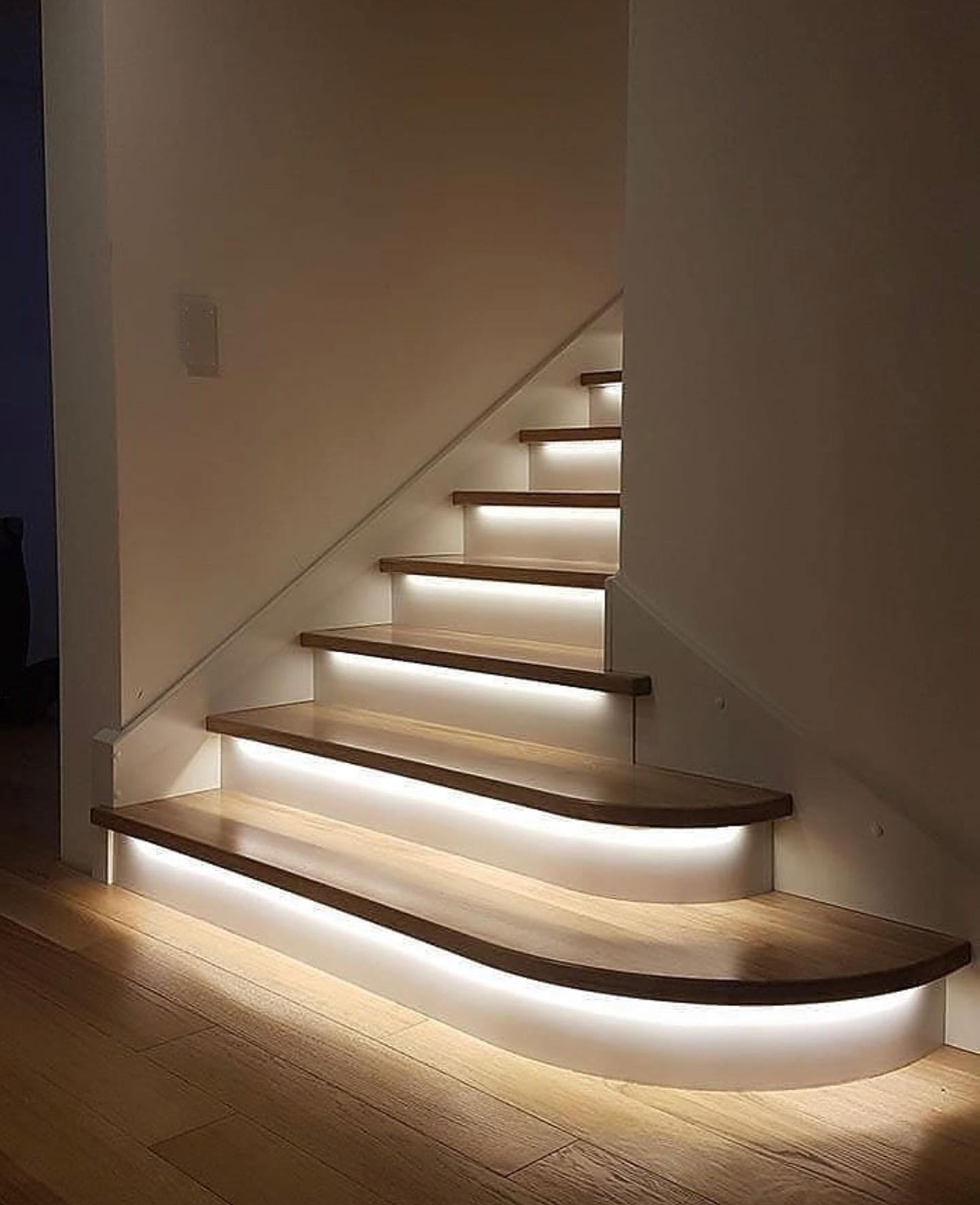 LED stair lighting installation by EP Electrical Group